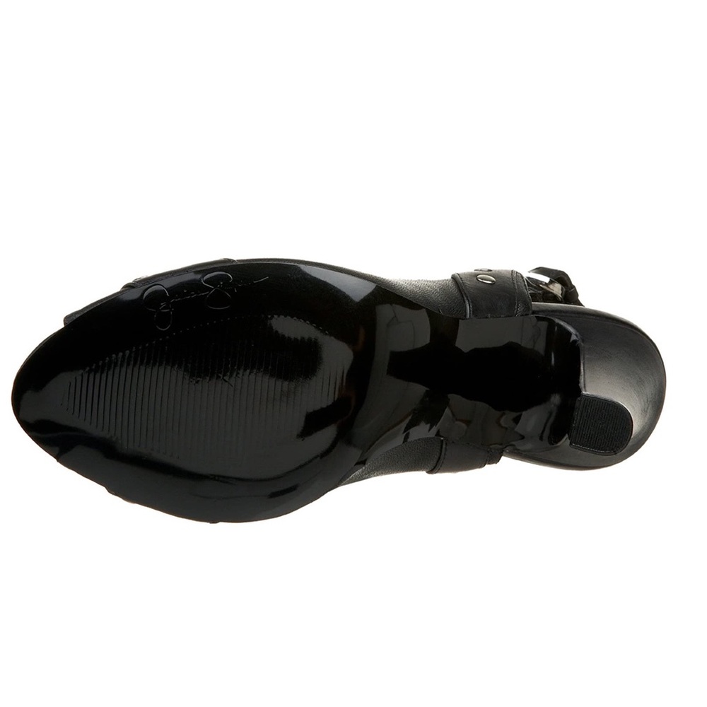 JESSICA SIMPSON BLACK LANDRA HEELS - Picture 7 of 8
